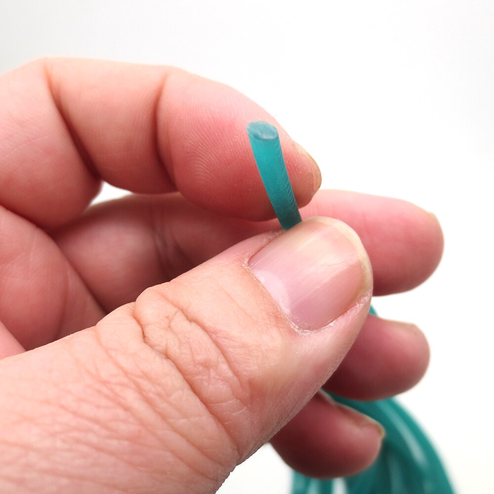 5-10M Rubber Touw Diameter 3Mm Solid Elastische Vissen Touw Accessoires Goede Rubber Lijn Voor vistuig
