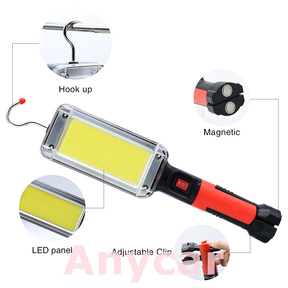 Led work light cob led lamp led car light work light led light matrix floodlight 8000LM rechargeable lamp portable waterproof