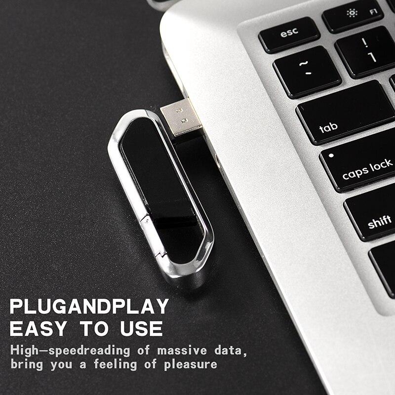 JASTER skóra USB2.0 karabinek pendrive biznes Flash Drive 4GB 8GB 16GB 32GB 64GB 128GB moda prezent darmowa wysyłka