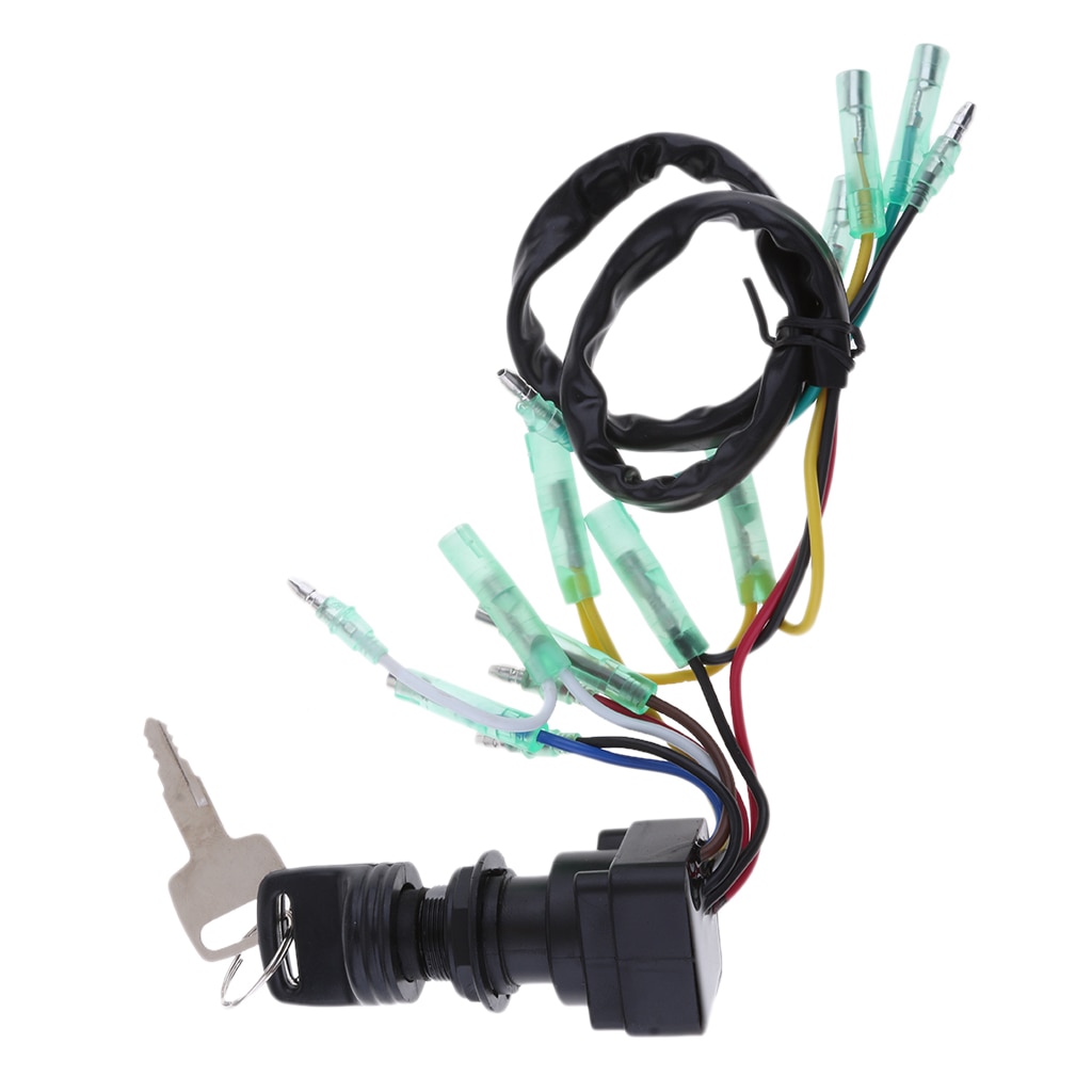Boat Ignition Switch Assembly with 2 Keys Control Box Ignition Switch For Marine Outboard Motors Boat Accessories Marine