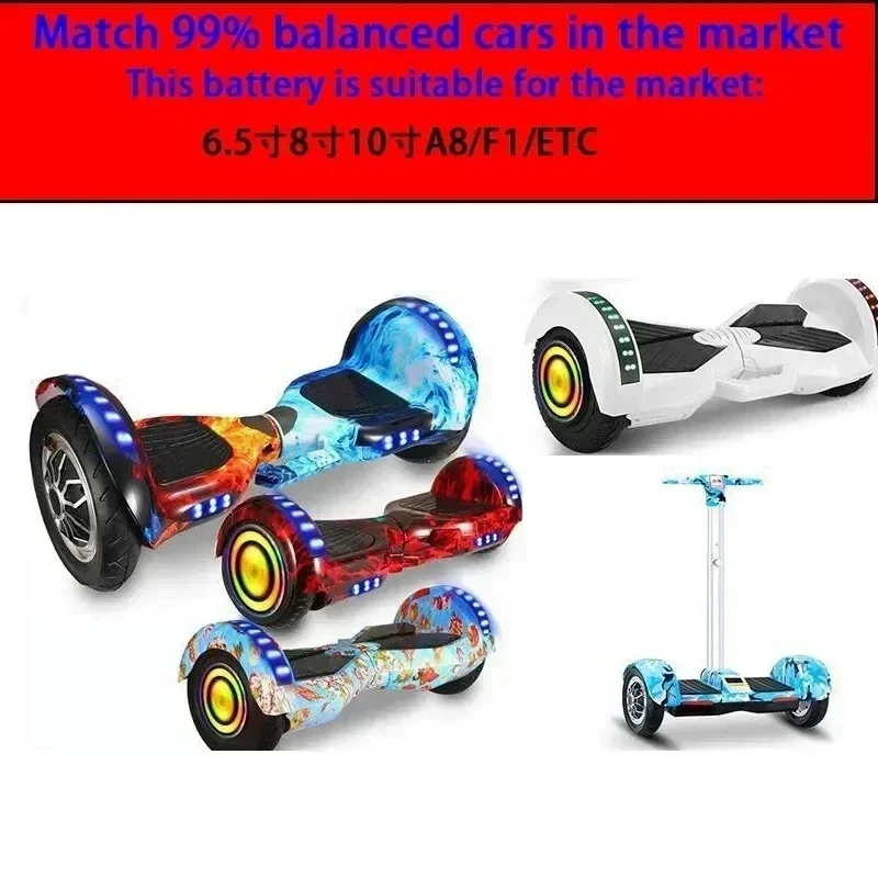 36V Battery pack 6000mAh Rechargeable Lithium ion battery for Electric self balancing Scooter HoverBoard unicycle