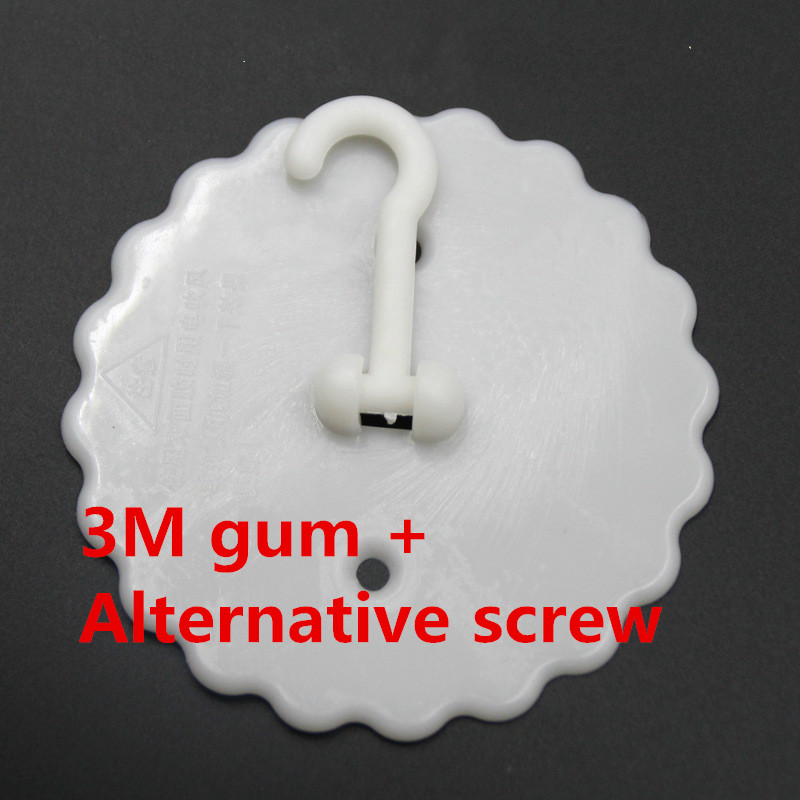 Plafond Plastic Haken Klamboe Hanger Muur Houder Twee Manieren Te Installeren Kleverige Pasta Of Boor Schroef