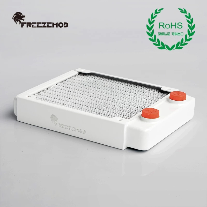 FREEZEMOD G1/4 27mm Thick Copper Radiator 120/240/360/480mm Thin PC Water Cooling Row Heat Sink Cooler Support 120mm Fan Cooling: 120 radiator