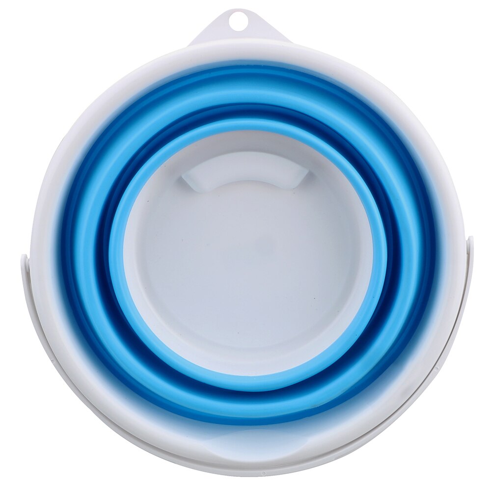 Car Wash Bucket for Tourism Outdoor Fishing Camping Portable Save Space Round Bathroom Kitchen Bucket Foldable Bucket