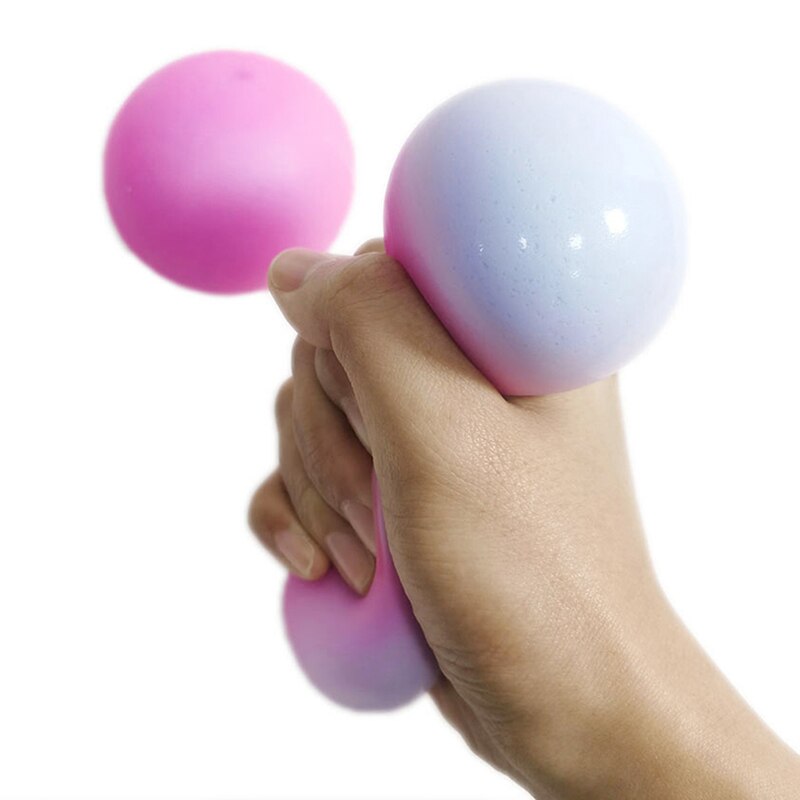 Pelota antiestrés para aliviar el estrés para niños y adultos, juguete antiestrés, pelota para apretar, agarre de mano: RS