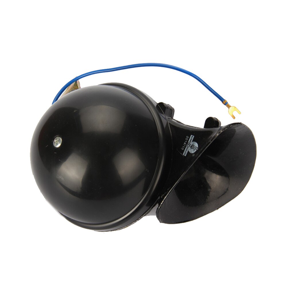 Bocina única de Caracol de aire ruidoso de 300dB para camiones y camiones de 12V, SUV, caravana, tren, barco, negro Universal, repuestos a prueba de agua