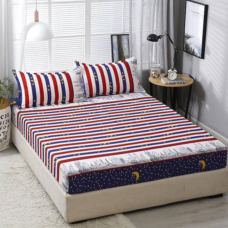25 100% Polyester fruits/Plaid imprimé drap housse doux lit matelas couverture élastique élastique élastique imprimé drap de lit