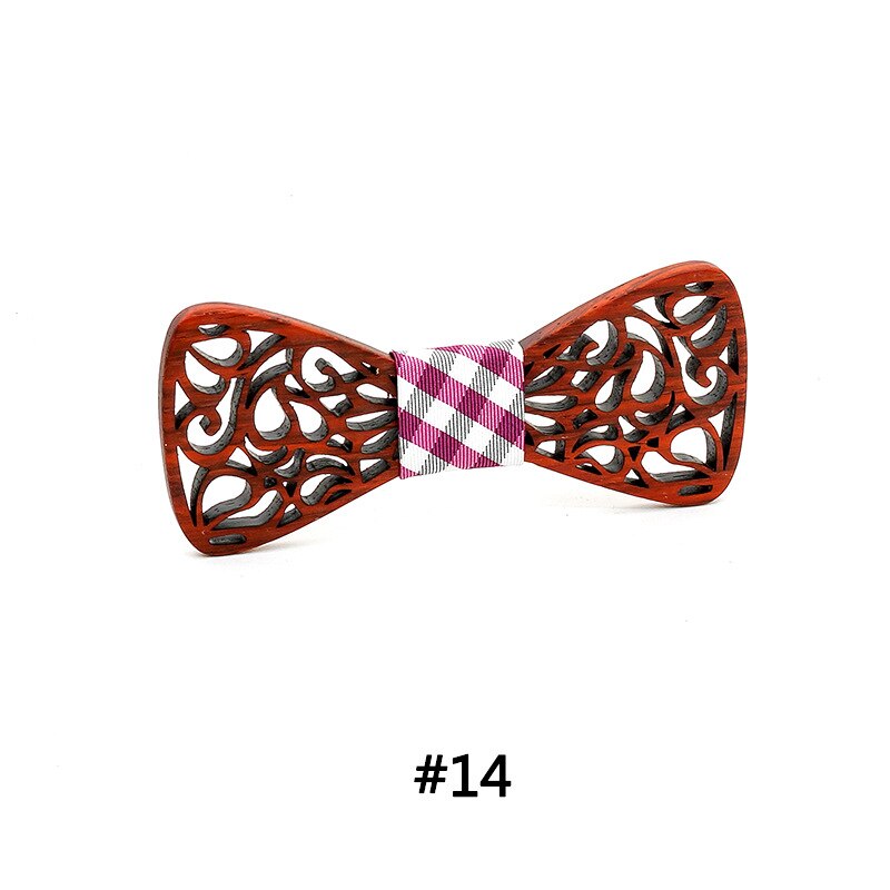 Kinderen jongens houten strikken voor kinderen strikken vlinder stropdas hout mooie bruiloft feest stropdassen gravata borboleta: 14