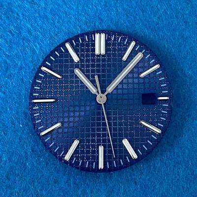 Esfera de reloj de 31,8mm + manecillas de reloj para movimiento NH35, accesorios de reloj luminosos verdes: B