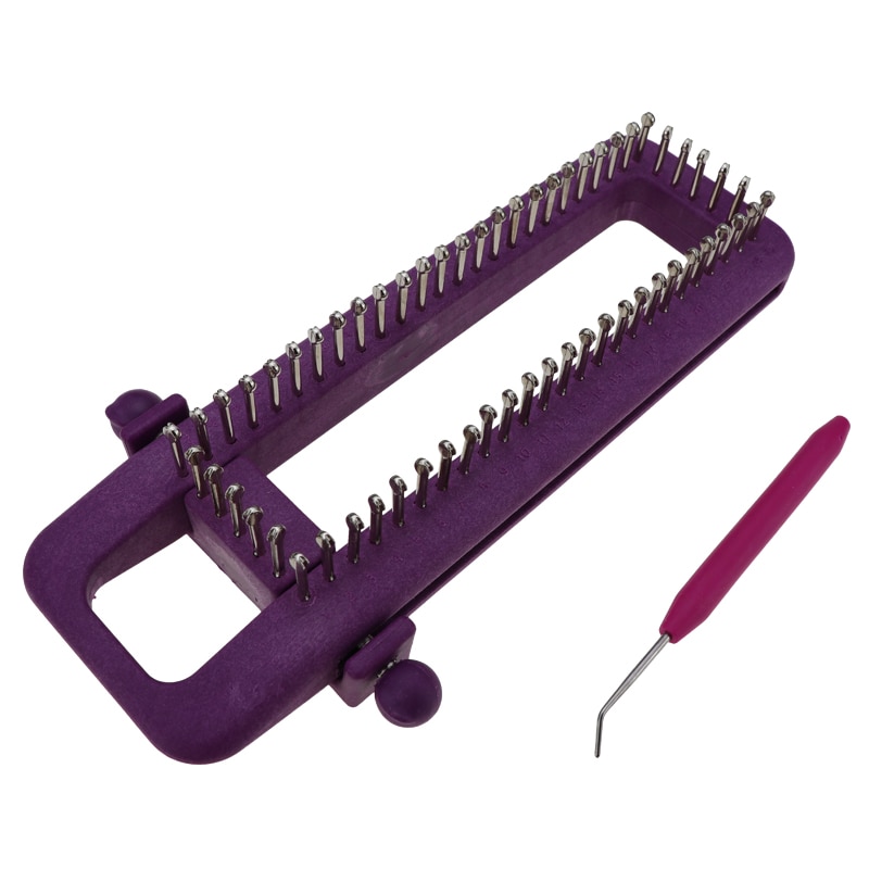 Adjustable sock loom kit knitting socks scarf hat DIY handmade craft plastic sewing tool practical knitting tool