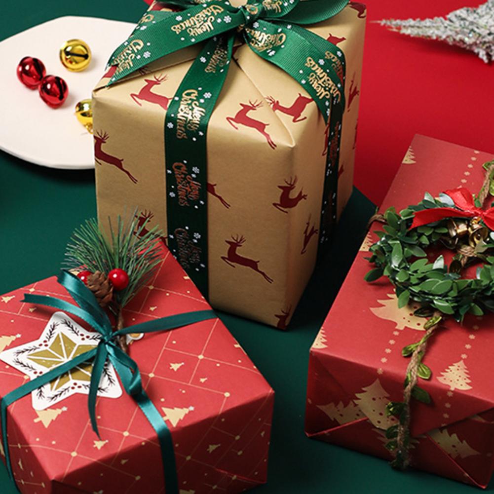 5Pcs Packing Paper Universal Practical Easy to Use Convenient Christmas Wrapping Paper Wrapping Paper for Birthday