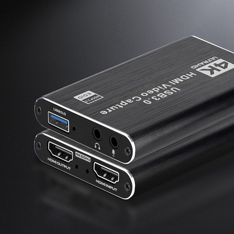 Usb3.0 Video Capture Card Obs Recorder 4K60Hdmi Capture Card Usb Naar Hdmi Converter