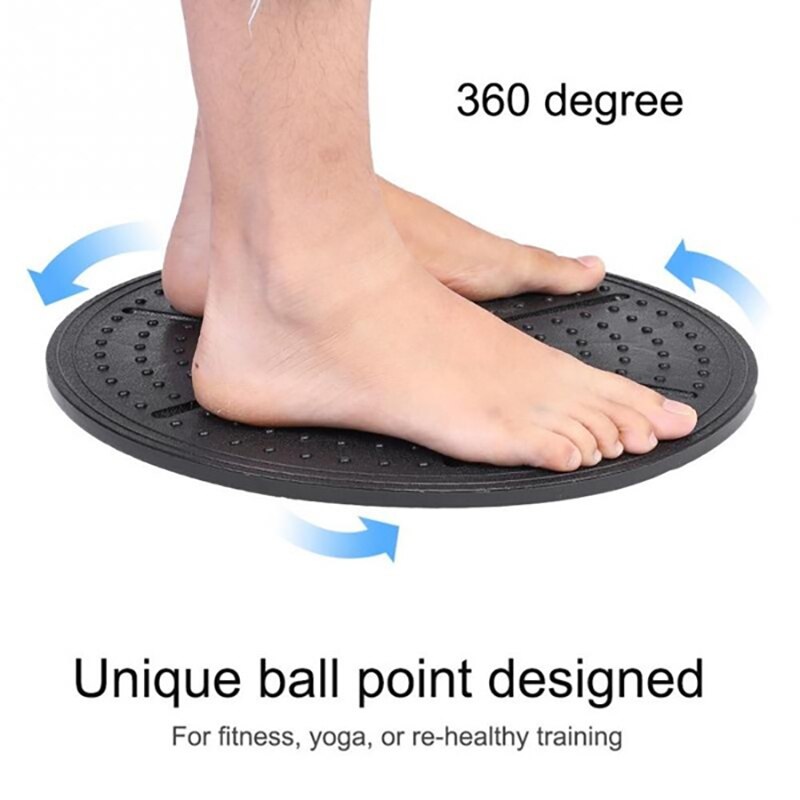 Balancebræt 360 graders rotation skive rund talje vridende motionsmaskine fitnessudstyr talje vridende skive fitnessudstyr