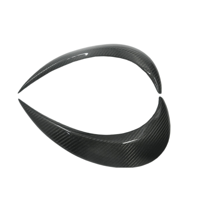 -2 stuks koolstofvezel koplampen wenkbrauw ooglid sticker trim voor kever  a5 -19 koplampen wenkbrauw afdekking