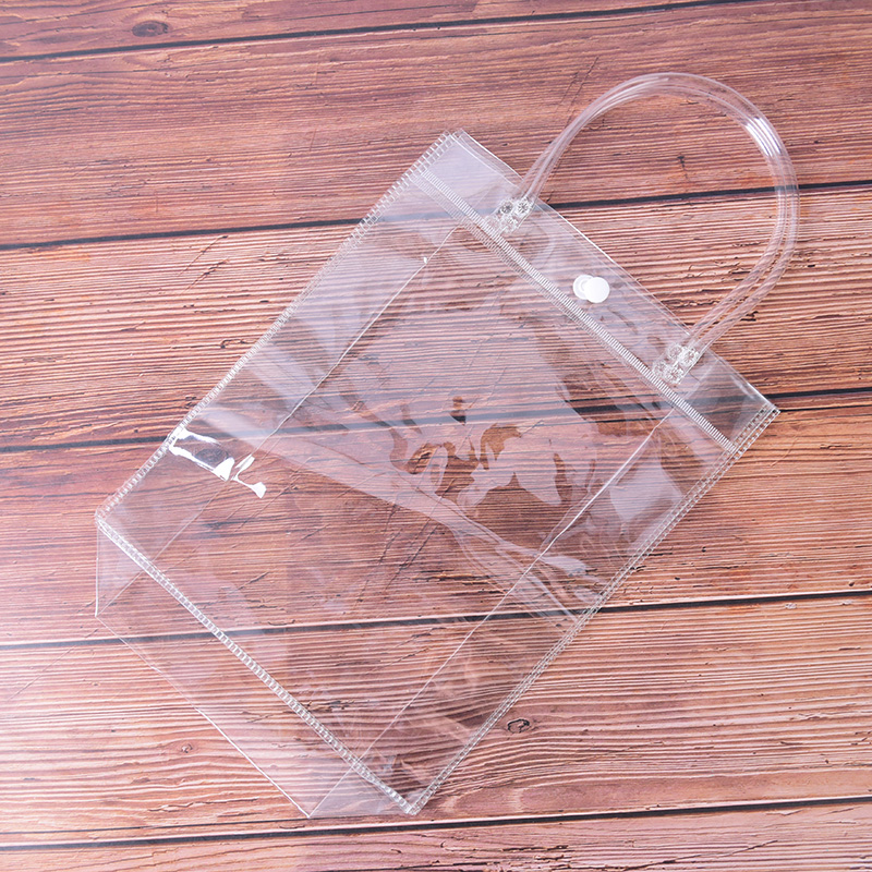 1pc women summer beach bag clear tote bag transparent purse shoulder handbag