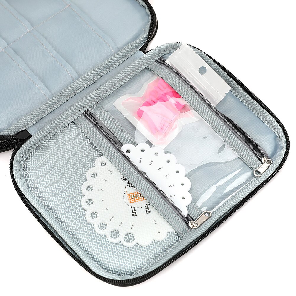 60cm Knitting Circular Needle Kit Crochet Hooks DIY Weaving Knitted Tool Aluminum Circular Knitting Needles Set