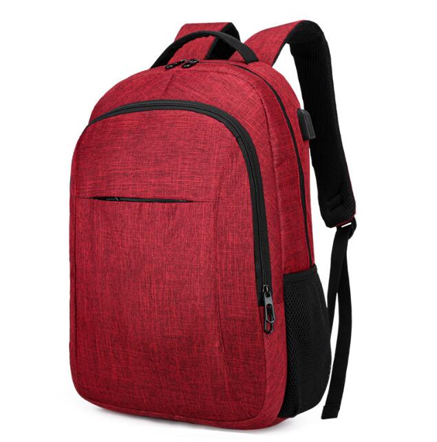 Chuwanglin, mochila de negocios diaria para hombres, Universidad adolescente, mochila escolar para ordenador portátil, mochila escolar para mujeres, mochila escolar A52508: Rojo