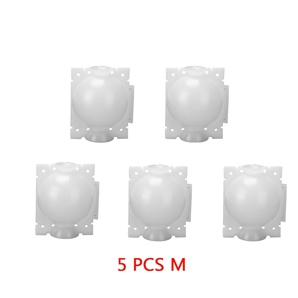 1/3/5PCS High Pressure Gardening Plant Root Ball Plant Root Growing Box Breeding Case for Garden Grafting Rooting Plant Box: 5 White M