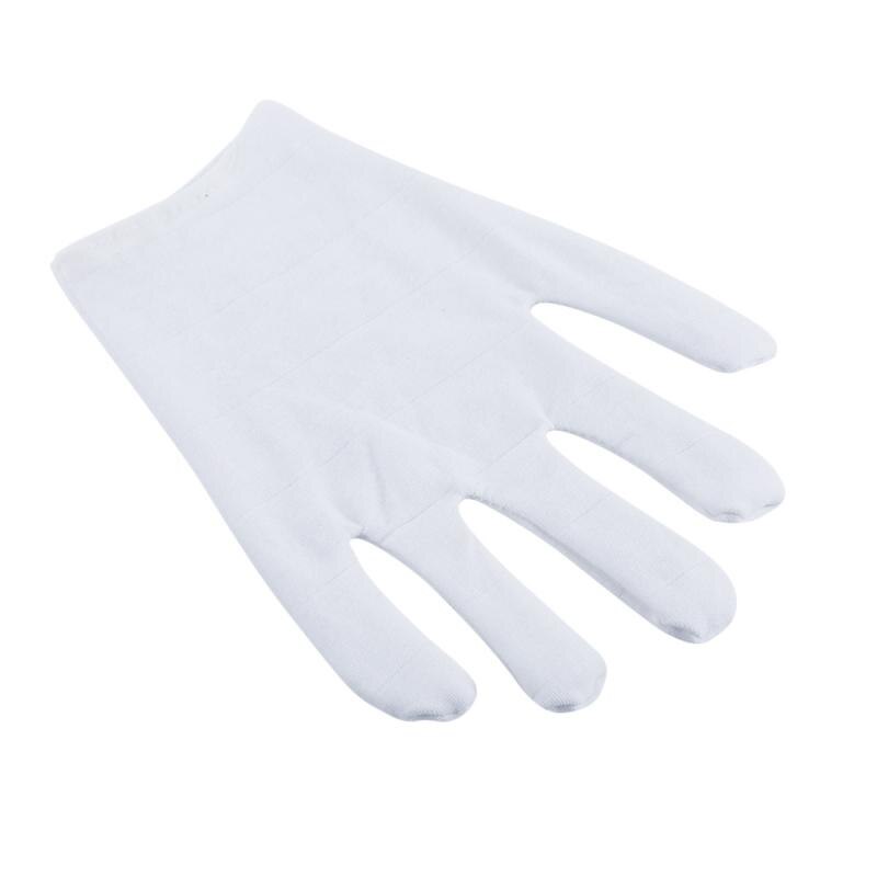 White Cotton Ceremonial Gloves For Male Female Serving / Waiters / Drivers / Jewelry/baseball Gloves Inspection Work Gloves