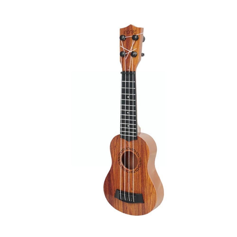 Ukelele Soprano para niños, principiante, guitarra de madera de caoba, cuerdas de 4 clavijas, afinación de cuello delicado, ukelele M9w2