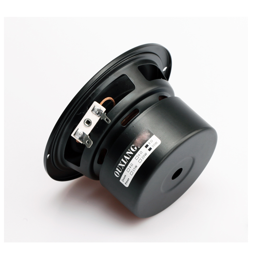 1 PC subwoofer woofer bass raw speaker low frequency driver 4 Ohm 8Ohm 4inch 50W Large Rubber Aluminum Composite Basin