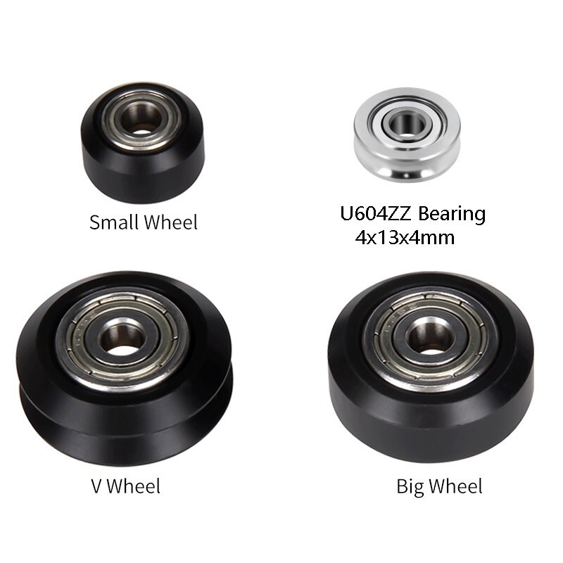 Mega 8Pc 3D Printer Polycarbonaat Katrol Wiel V-Slot Pom 625zz/Rs Lineaire Lagers Openbuild Voor Creality CR10 S5 Ender 5 3/3Pro