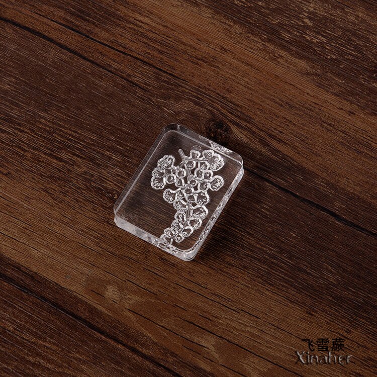 XINAHER Vintage plant moon butterfly stamp DIY acrylic rubber stamps for stationery scrapbooking transparent stamps: D