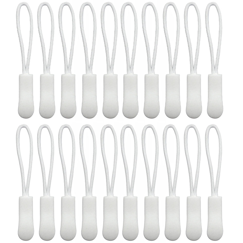 20 PCS Color Zipper Pull Puller End Fit Rope Tag Clothing Zip Fixer Broken Buckle Zip Cord Tab Clothes Suitcase Backpacks Etc...: antique silver