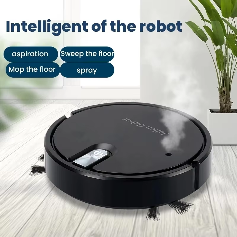 5-in-1 Draadloze Slimme Robot Stofzuiger Multifunctionele Super Stil Stofzuigen Dweilen Bevochtigen Voor Thuisgebruik Huishoudapparatuur