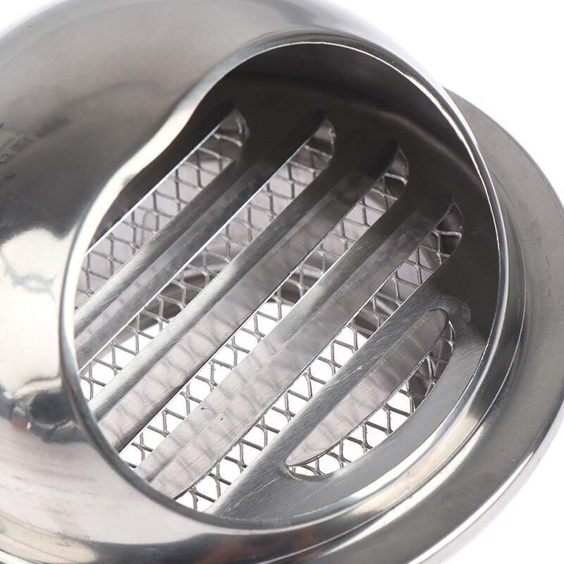 Stainless Steel Wall Air Vent Grille Ducting Ventilation Extractor Outlet Louvres Hemisphere