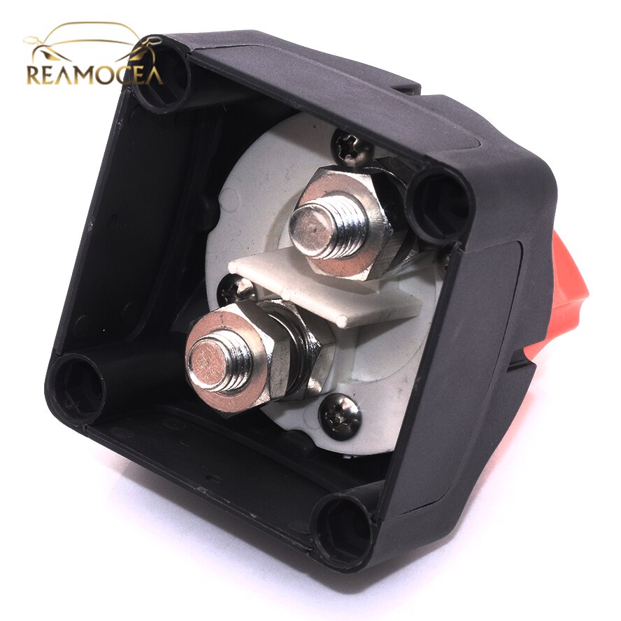 Reamocea 600A 12V/24V Car Battery Isolator Main Switch Emergency Stop Pole Separator Cut On Off Large For SUV RV Marine Boat