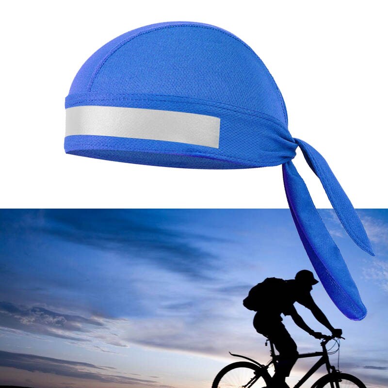Sombrero de bicicleta hombres mujeres ciclismo diademas bandanas ciclismo gorro de pirata casco reflectante de secado rápido cabeza bufanda MTB Mountain Road