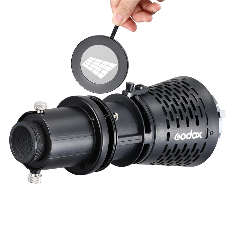 Godox S30/S60 Focusing LED Light Accessories Projection Lens Gobo SA-17 Bowens Mount LED Light To Projector Attachment Spotlight