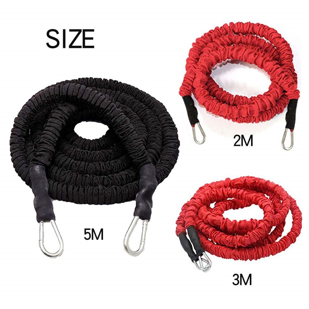2-5m Resistance Band Bungee Fitness Speed Trainer for Agility Running Training Sprint Workout Latex Gym Rope Exercise Equipment
