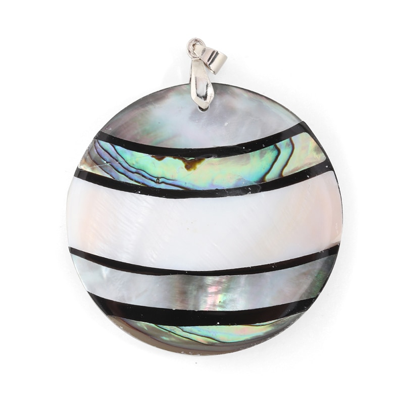 XINYAO Mother Of Pearl Natural Sea Shell Pendant Abalone Paua Shell Pendants Charms Accessories DIY Jewelry Making Supplies