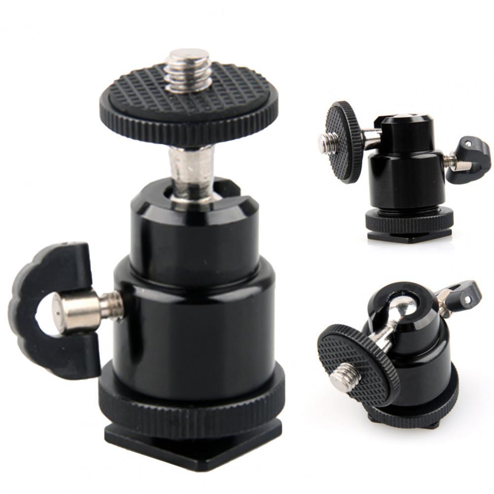 Standard 1/4 Schraube Hafen Ball Kopf Bequem Panorama Metall 360 Grad schwenken Stativ Adapter für Kamera