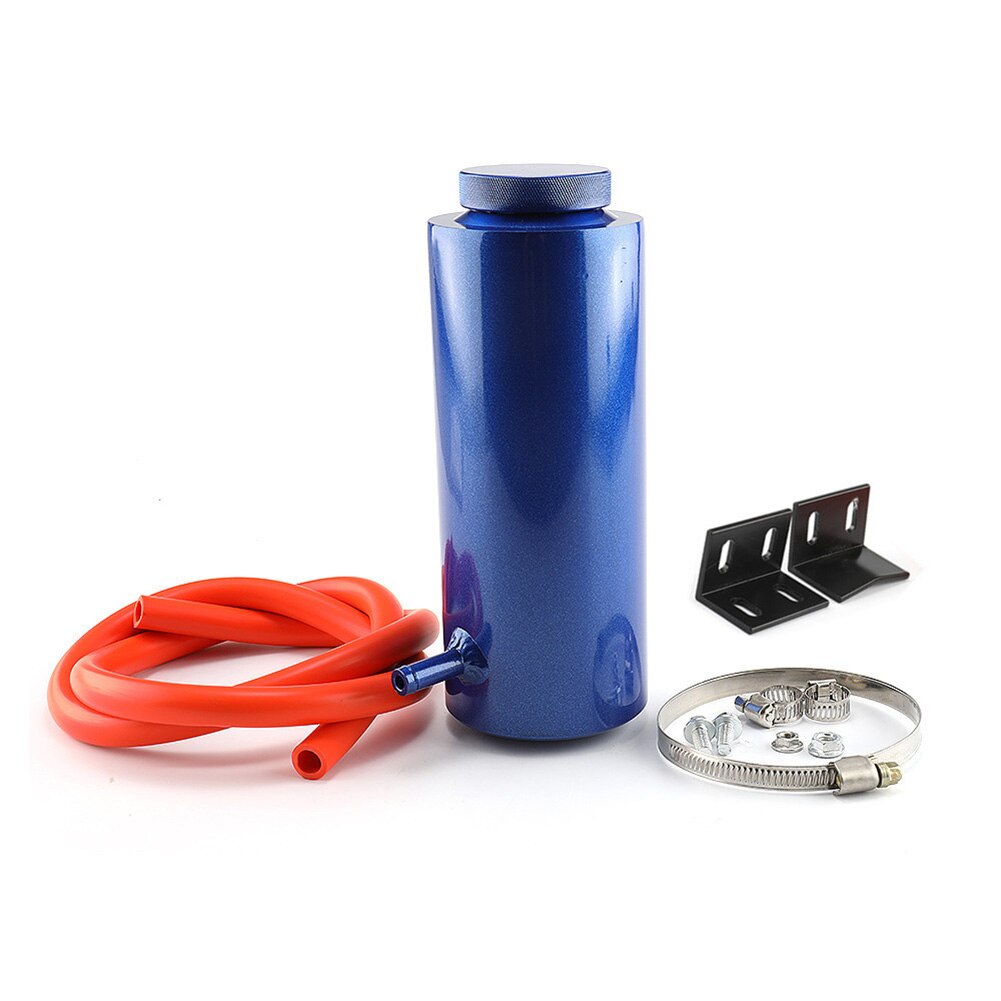 800Ml Cilinder Radiator Overflow Watertank Koelvloeistof Tank Algemene Purpose Tank Aluminium Olie Pot 018 Overflow Pot