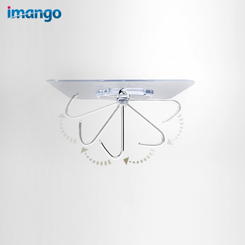 Set van 15 plakhaken, zuignap, glazen deurhaak, kledinghanger, hoedenhanger, badkamer, keukentas, transparante stalen haak