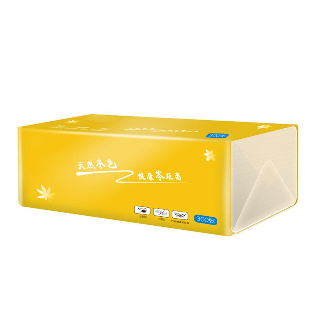 8 Packs 3 layers Bamboo Pulp Facial Tissues Eco-Friendly Recycled Paper Home Use Soft Dinner Napkins (300pcs/pack) Toilet Paper