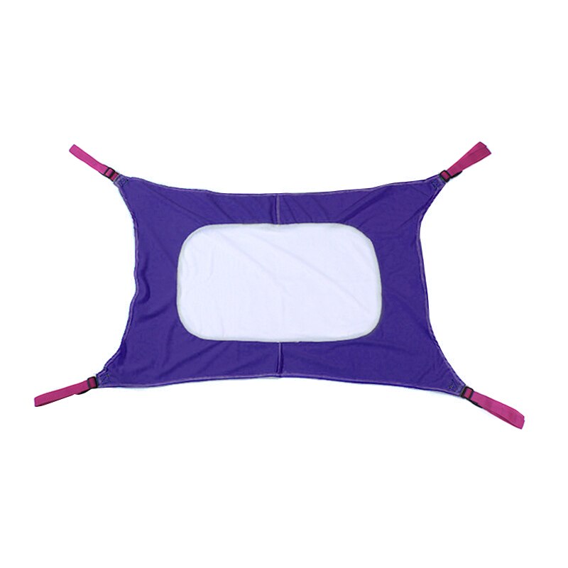 Columpio desmontable para bebé, hamaca portátil plegable de algodón, cama para dormir, Columpio de jardín para exteriores AN88: Púrpura