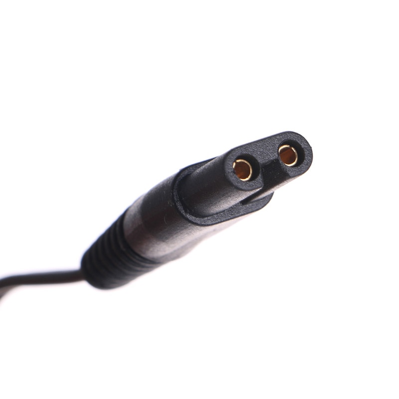 Cargador de afeitadoras eléctricas universales fuente de alimentación adaptador de cable de afeitar Enchufe europeo