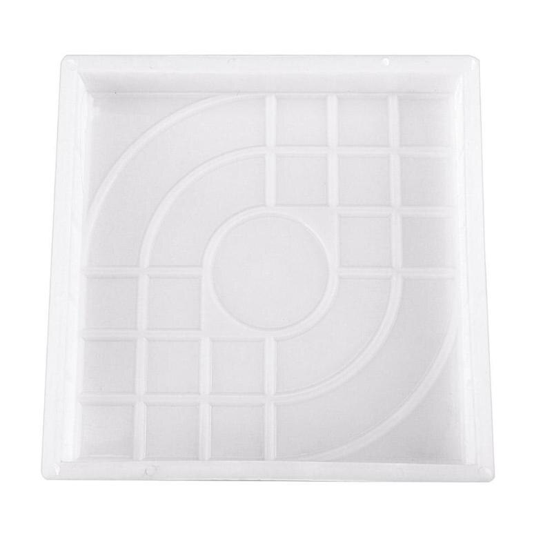 Tuin Bestrating Mal DIY Handmatig Propyleen Bestrating Cement Beton Mould 27x27x4cm Tuin Gebouwen Bestrating Loopbrug accessoires