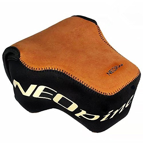 Draagbare Neopreen Zachte Waterdichte Inner Camera Case Cover Tas voor Nikon CoolPix P900 P900s Panasonic Lumix FZ2000 FZ2500 Camera: Brown