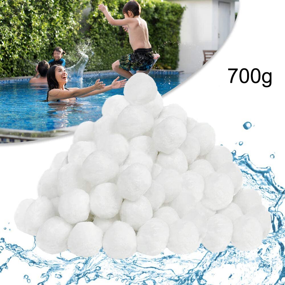 Zwembad Filter Ballen 1Pc Alternatief Voor Zand Draagbare Huishoudelijke Benodigdheden Filter Systeem 500/700G Filter Cleaning Ballen: White 700g 1PC