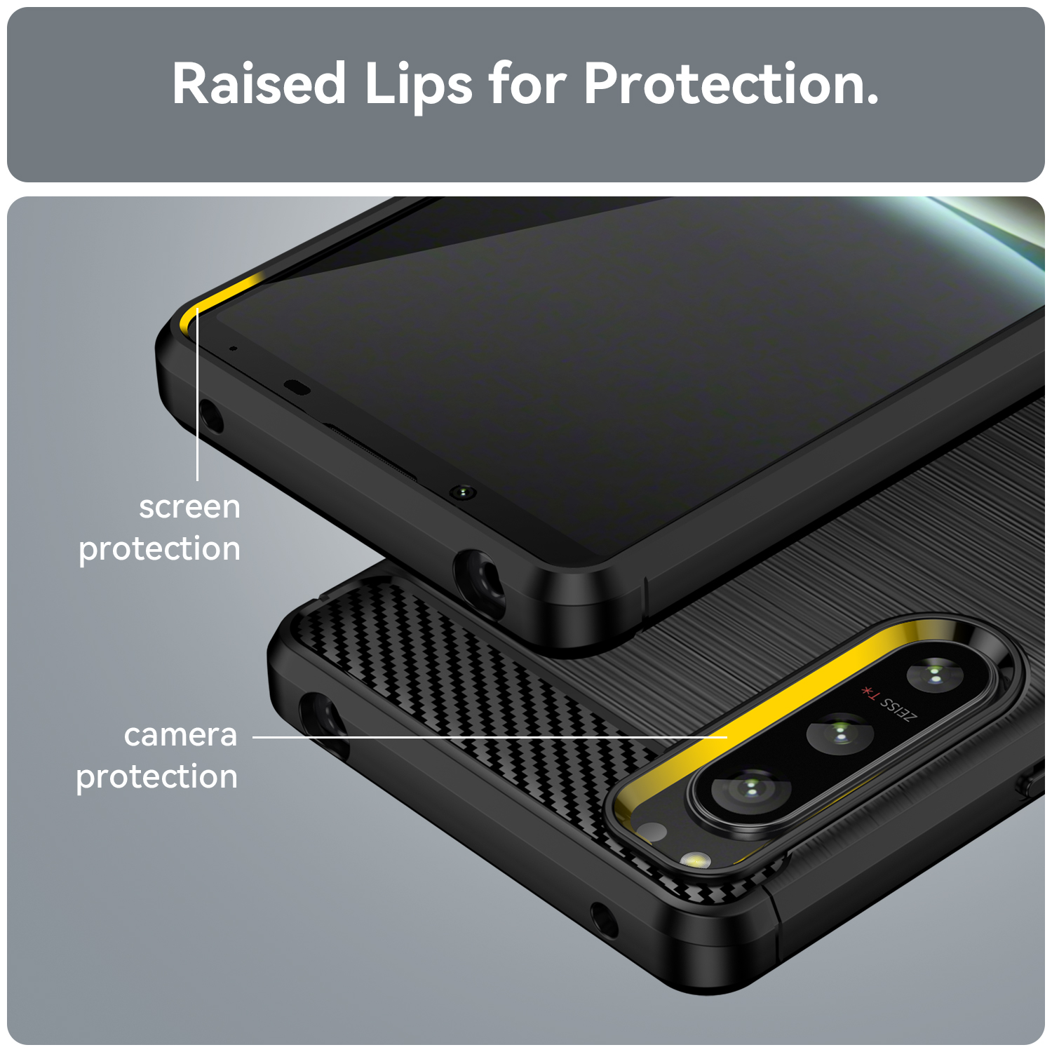 Para Sony Xperia 5 IV funda Xperia 5 IV cubierta a prueba de golpes suave silicona teléfono parachoques para Sony Xperia 5 IV III II 5 Fundas 6,1 pulgadas