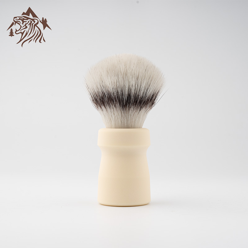 OUMO - Windmill Ivory Resin CNC Artisan Shaving Brush: Red