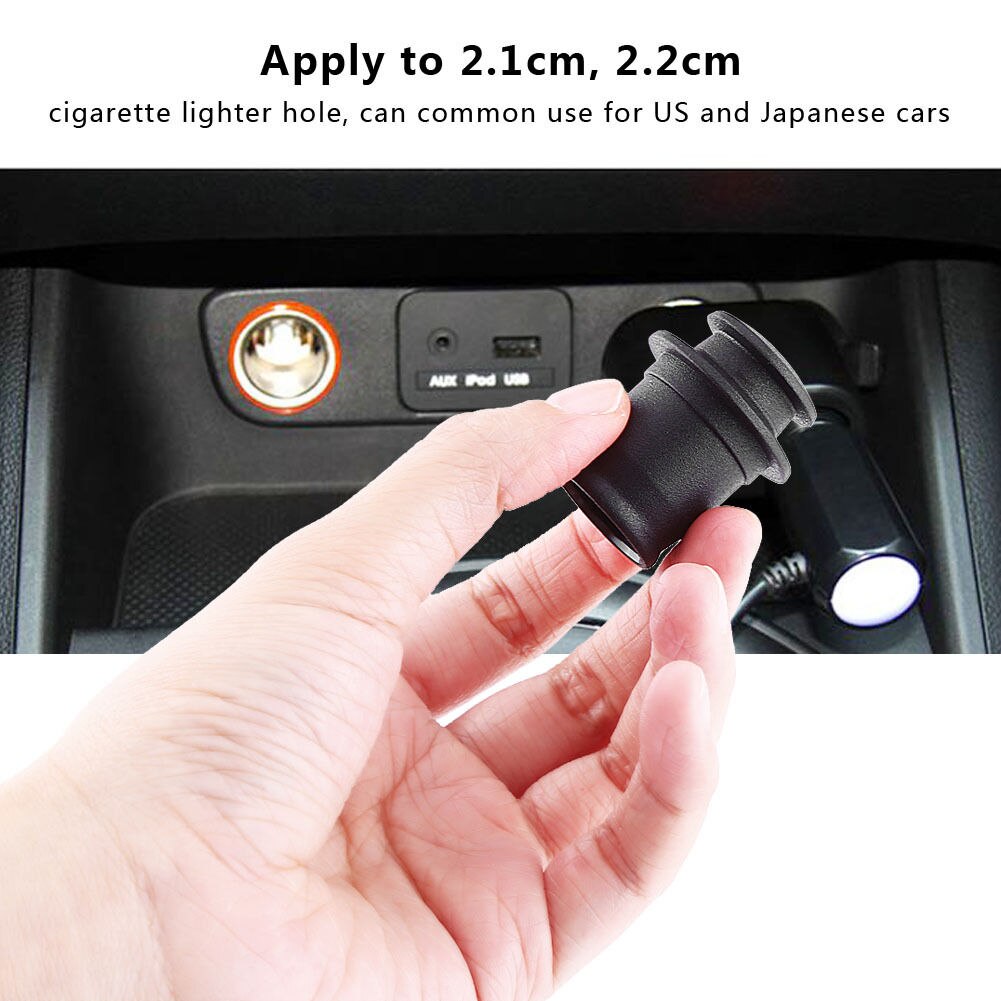 2.1cm stofkappen 2.2cm stekkers stof sigaretten japanse auto's accessoire zwart