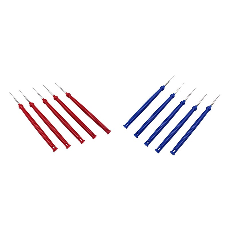 5 Pieces of Car Plug Removal Tool Needle Tractor Selection Tool Wire Harness Connector Wire Puller Terminal