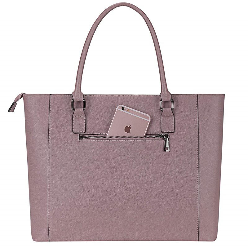 MOSISO Mode PU Lederen Laptoptas 14 15 15.6 inch Notebook Schoudertas Waterdichte Computer Handtas Aktetas Business Travel