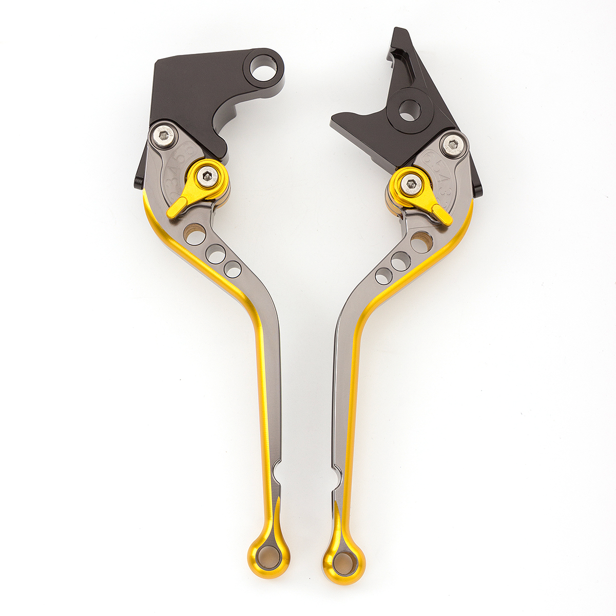 CNC Aluminum Motorcycle Accessories Brake Handle Clutch Lever Handles For Honda Grom 150: Gray Gold